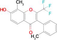 7-Hydroxy-8-methyl-3-(o-tolyl)-2-(trifluoromethyl)-4h-chromen-4-one