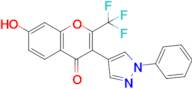 7-Hydroxy-3-(1-phenyl-1h-pyrazol-4-yl)-2-(trifluoromethyl)-4h-chromen-4-one