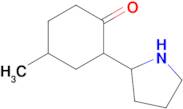 4-Methyl-2-(pyrrolidin-2-yl)cyclohexan-1-one