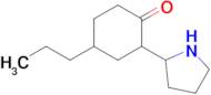 4-Propyl-2-(pyrrolidin-2-yl)cyclohexan-1-one