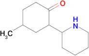 4-Methyl-2-(piperidin-2-yl)cyclohexan-1-one