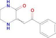3-(2-oxo-2-phenylethylidene)piperazin-2-one