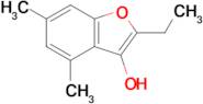 2-ethyl-4,6-dimethyl-1-benzofuran-3-ol