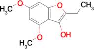 2-ethyl-4,6-dimethoxy-1-benzofuran-3-ol