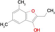 2-ethyl-5,7-dimethyl-1-benzofuran-3-ol