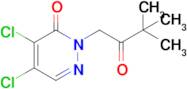 4,5-Dichloro-2-(3,3-dimethyl-2-oxobutyl)pyridazin-3(2h)-one