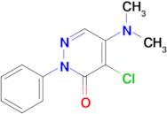 4-Chloro-5-(dimethylamino)-2-phenylpyridazin-3(2h)-one