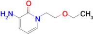 3-Amino-1-(2-ethoxyethyl)pyridin-2(1h)-one