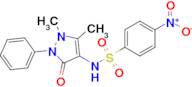 n-(1,5-Dimethyl-3-oxo-2-phenyl-2,3-dihydro-1h-pyrazol-4-yl)-4-nitrobenzenesulfonamide