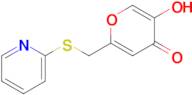 5-Hydroxy-2-((pyridin-2-ylthio)methyl)-4h-pyran-4-one