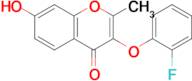 3-(2-Fluorophenoxy)-7-hydroxy-2-methyl-4h-chromen-4-one