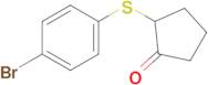 2-((4-Bromophenyl)thio)cyclopentan-1-one