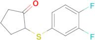 2-((3,4-Difluorophenyl)thio)cyclopentan-1-one