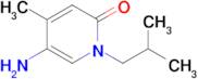 5-Amino-1-isobutyl-4-methylpyridin-2(1h)-one