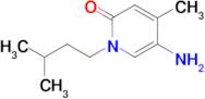 5-Amino-1-isopentyl-4-methylpyridin-2(1h)-one