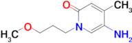 5-Amino-1-(3-methoxypropyl)-4-methylpyridin-2(1h)-one