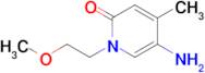 5-Amino-1-(2-methoxyethyl)-4-methylpyridin-2(1h)-one