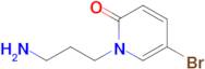 1-(3-Aminopropyl)-5-bromopyridin-2(1h)-one