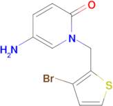 5-Amino-1-((3-bromothiophen-2-yl)methyl)pyridin-2(1h)-one