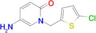 5-Amino-1-((5-chlorothiophen-2-yl)methyl)pyridin-2(1h)-one