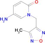 5-Amino-1-((4-methyl-1,2,5-oxadiazol-3-yl)methyl)pyridin-2(1h)-one