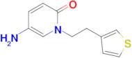 5-Amino-1-(2-(thiophen-3-yl)ethyl)pyridin-2(1h)-one