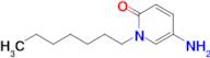 5-Amino-1-heptylpyridin-2(1h)-one