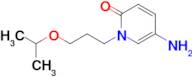 5-Amino-1-(3-isopropoxypropyl)pyridin-2(1h)-one