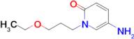 5-Amino-1-(3-ethoxypropyl)pyridin-2(1h)-one