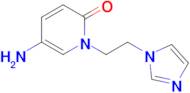 1-(2-(1h-Imidazol-1-yl)ethyl)-5-aminopyridin-2(1h)-one