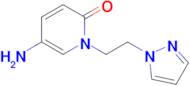 1-(2-(1h-Pyrazol-1-yl)ethyl)-5-aminopyridin-2(1h)-one