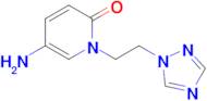 1-(2-(1h-1,2,4-Triazol-1-yl)ethyl)-5-aminopyridin-2(1h)-one