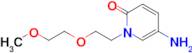 5-Amino-1-(2-(2-methoxyethoxy)ethyl)pyridin-2(1h)-one