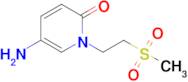 5-Amino-1-(2-(methylsulfonyl)ethyl)pyridin-2(1h)-one