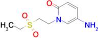 5-Amino-1-(2-(ethylsulfonyl)ethyl)pyridin-2(1h)-one