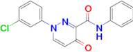 1-(3-Chlorophenyl)-4-oxo-n-phenyl-1,4-dihydropyridazine-3-carboxamide