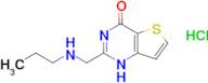 2-[(propylamino)methyl]-1H,4H-thieno[3,2-d]pyrimidin-4-one hydrochloride