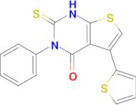 3-Phenyl-5-(thiophen-2-yl)-2-thioxo-2,3-dihydrothieno[2,3-d]pyrimidin-4(1h)-one