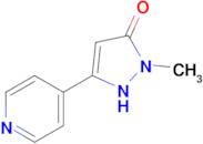 2-methyl-5-(pyridin-4-yl)-2,3-dihydro-1H-pyrazol-3-one