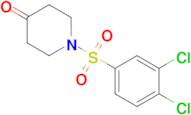 1-((3,4-Dichlorophenyl)sulfonyl)piperidin-4-one