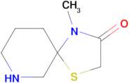 4-Methyl-1-thia-4,7-diazaspiro[4.5]decan-3-one