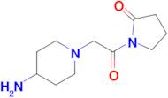 1-(2-(4-Aminopiperidin-1-yl)acetyl)pyrrolidin-2-one