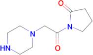 1-(2-(Piperazin-1-yl)acetyl)pyrrolidin-2-one