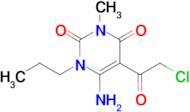 6-Amino-5-(2-chloroacetyl)-3-methyl-1-propylpyrimidine-2,4(1h,3h)-dione