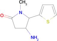 4-Amino-1-methyl-5-(thiophen-2-yl)pyrrolidin-2-one