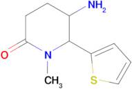 5-Amino-1-methyl-6-(thiophen-2-yl)piperidin-2-one