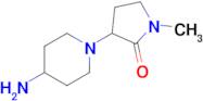 3-(4-Aminopiperidin-1-yl)-1-methylpyrrolidin-2-one