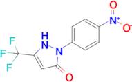 2-(4-Nitrophenyl)-5-(trifluoromethyl)-1,2-dihydro-3h-pyrazol-3-one