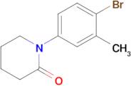 1-(4-Bromo-3-methylphenyl)piperidin-2-one