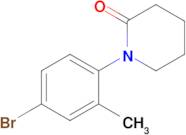 1-(4-Bromo-2-methylphenyl)piperidin-2-one